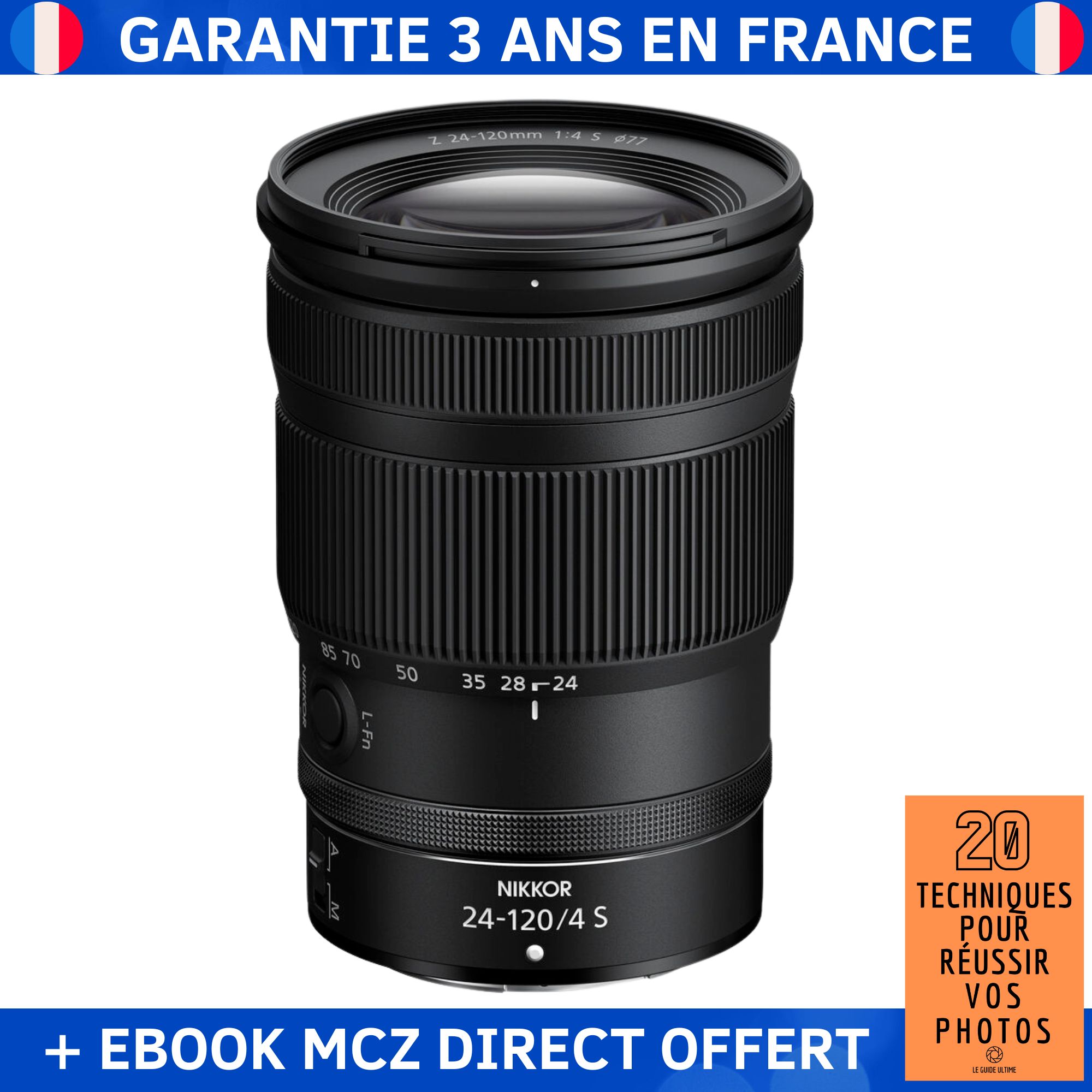 Nikon Z 24-120mm f/4 S + Ebook '20 Techniques for Success in Photography' - Nikon Zoom Lens
