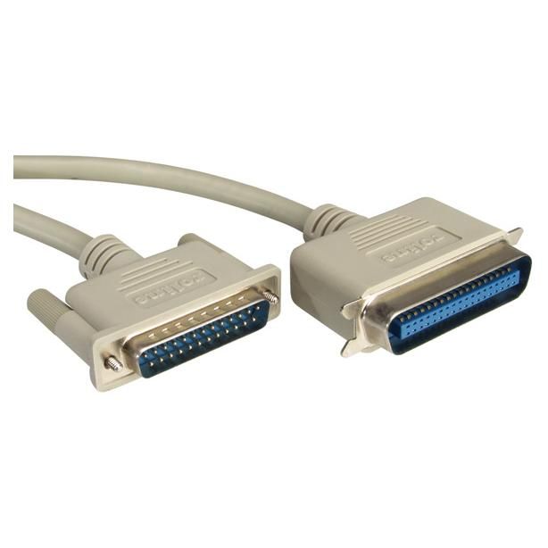 Roline Parallel Printer Cable DB25 M - Centr.36M 9,0m