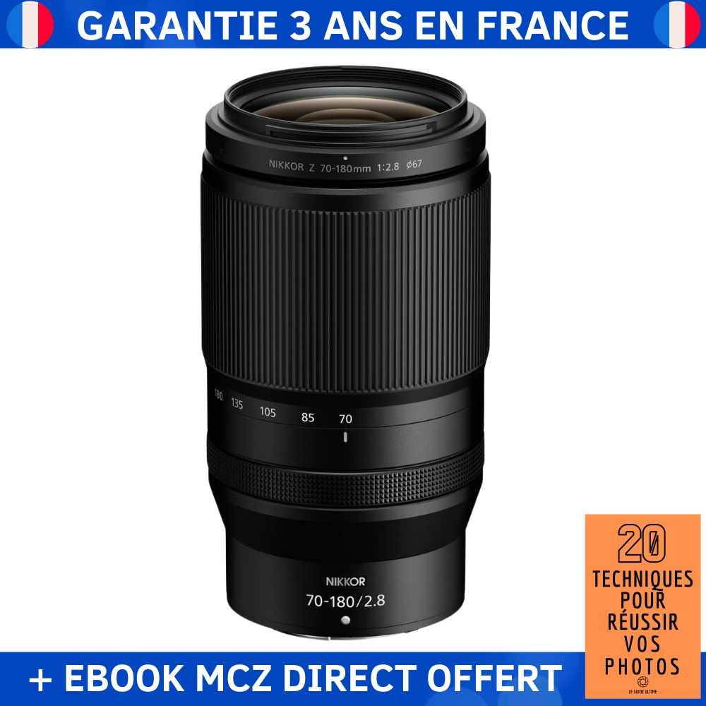Nikon NIKKOR Z 70-180mm f/2.8 Lens + Ebook '20 Techniques for Success in Photography'