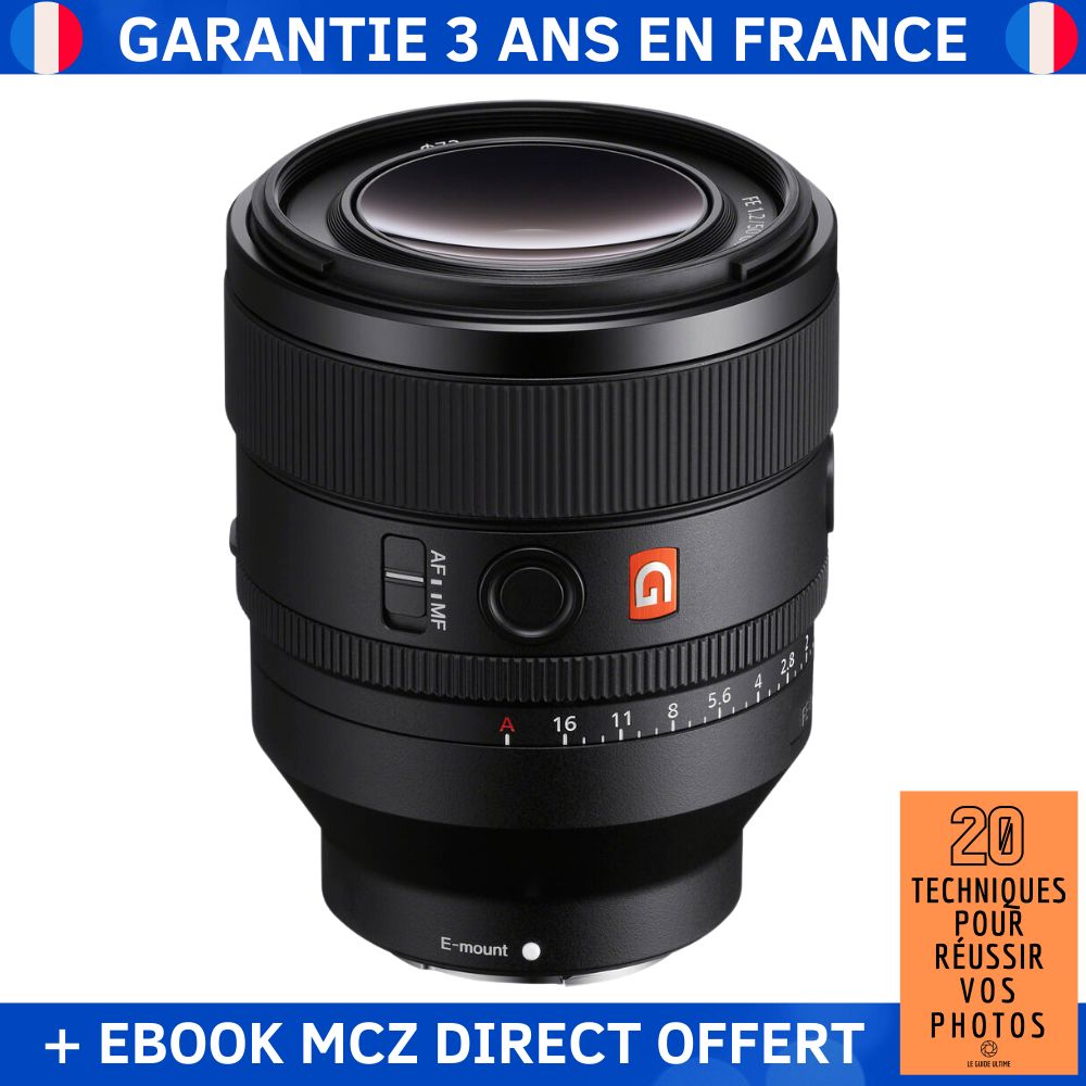 Sony FE 50mm f/1.2 GM Lens + Ebook '20 Techniques for Successful Photos' - Sony Lens