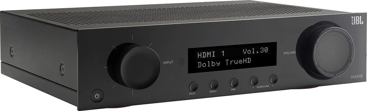 Amplificador de Cine en Casa JBL MA510 5.2 Canales - Negro