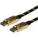 Roline DisplayPort Cable 7.5m Black/Gold