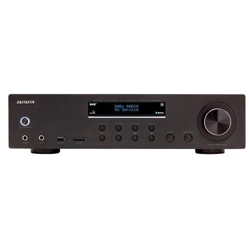 Amplificador de audio Aiwa 2.0 canales, 200W, Negro
