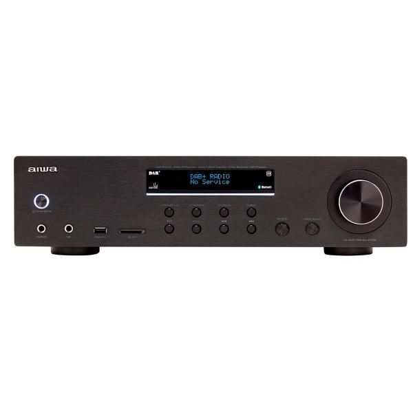 Aiwa 2.0 Channel Audio Amplifier, 200W, Black