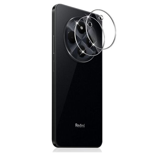 Protection d'écran en verre trempé pour lentille arrière de l'appareil photo / caméra Xiaomi Redmi 14C 4G / Poco C75 4G Xeptio