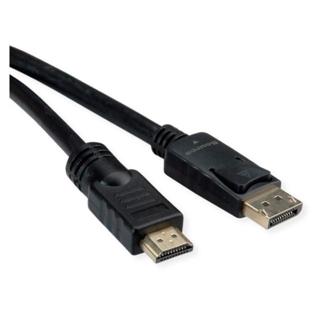 Roline 10m HDMI to DisplayPort Cable