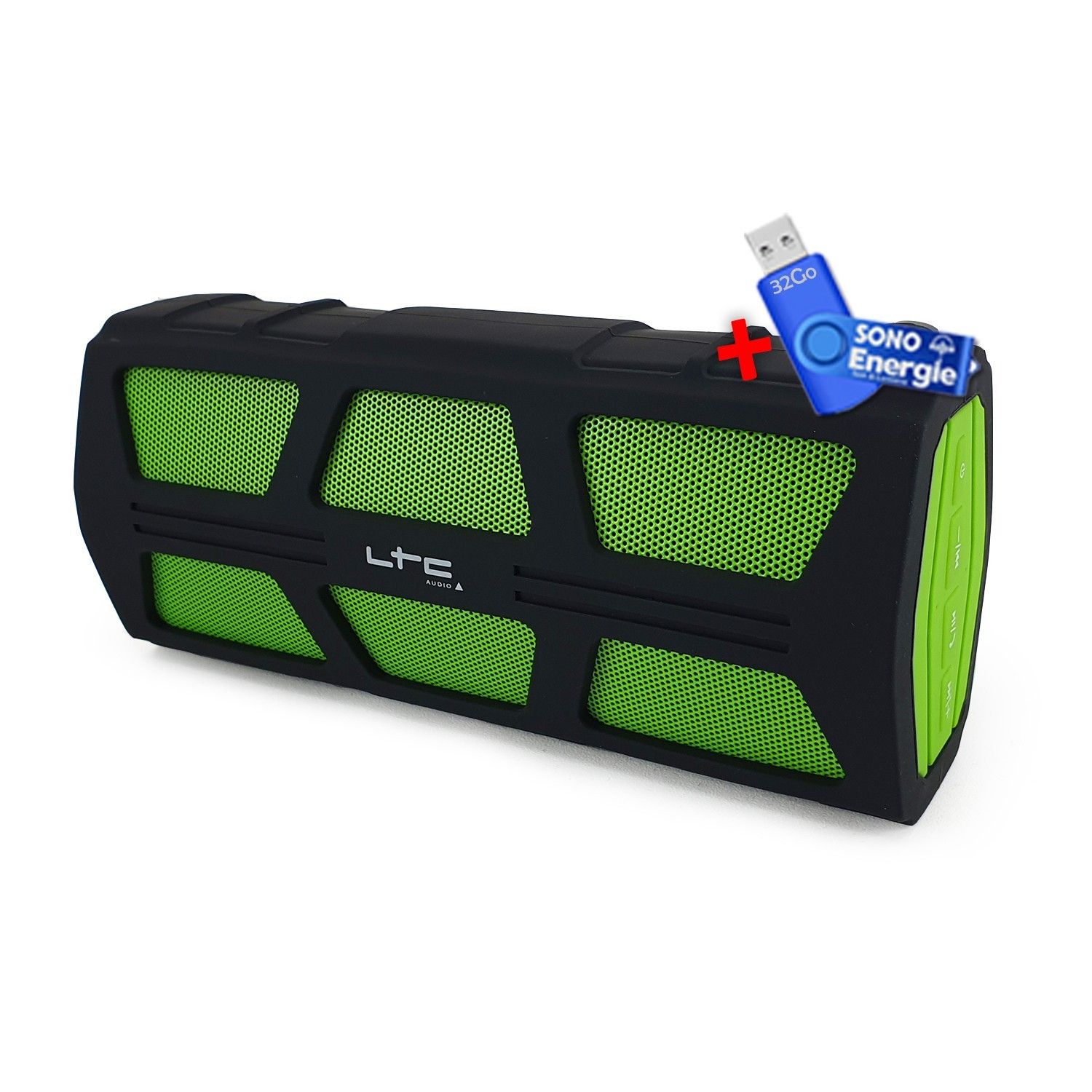 Haut-parleur Ibiza Sound Freesound15 Bluetooth autonome avec batterie - AUX/BT - Kit mains libres + Clé USB 32 Go