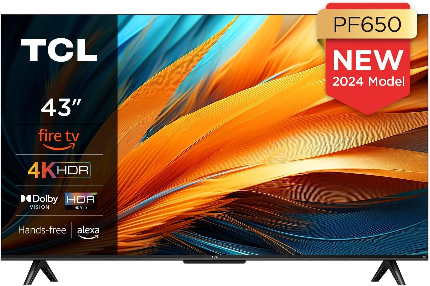TCL 43-Inch 4K Ultra HD HDR Smart TV with Fire TV