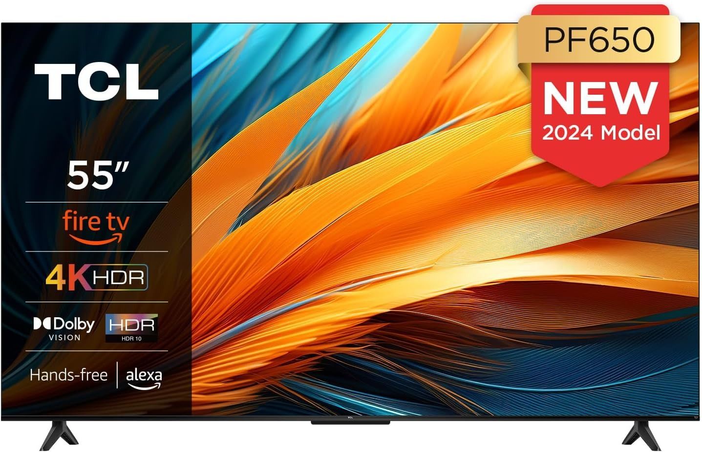 TCL 55PF650 - 55-Inch 4K HDR Smart TV with Fire TV