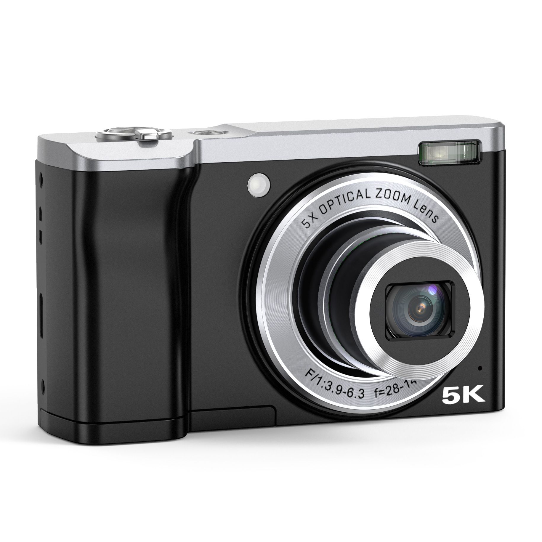INF 5K Digital Camera with 5X Optical Zoom and Anti-Shake Stabilization