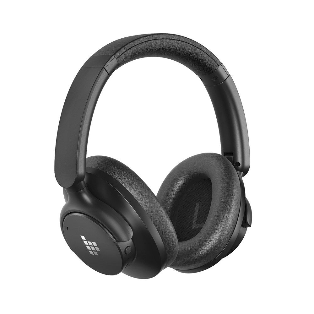 Tronsmart Soundii Q20 Bluetooth Headset with ANC, 50hr Battery, Pivoting Earcups, Connects 2 Devices, App Control