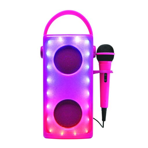 Lexibook Light Up Bluetooth Speaker in Pink