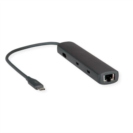 Station d'accueil Roline avec port USB 3.2 Gen 1 (3.1 Gen 1) Type-C - Gris