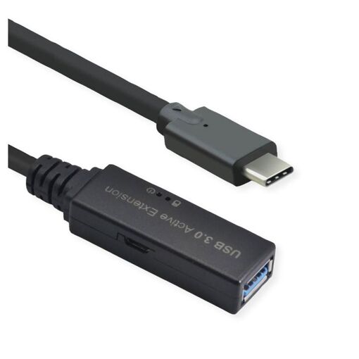 Câble Roline USB 3.2 Gen 1, 15 m, Noir