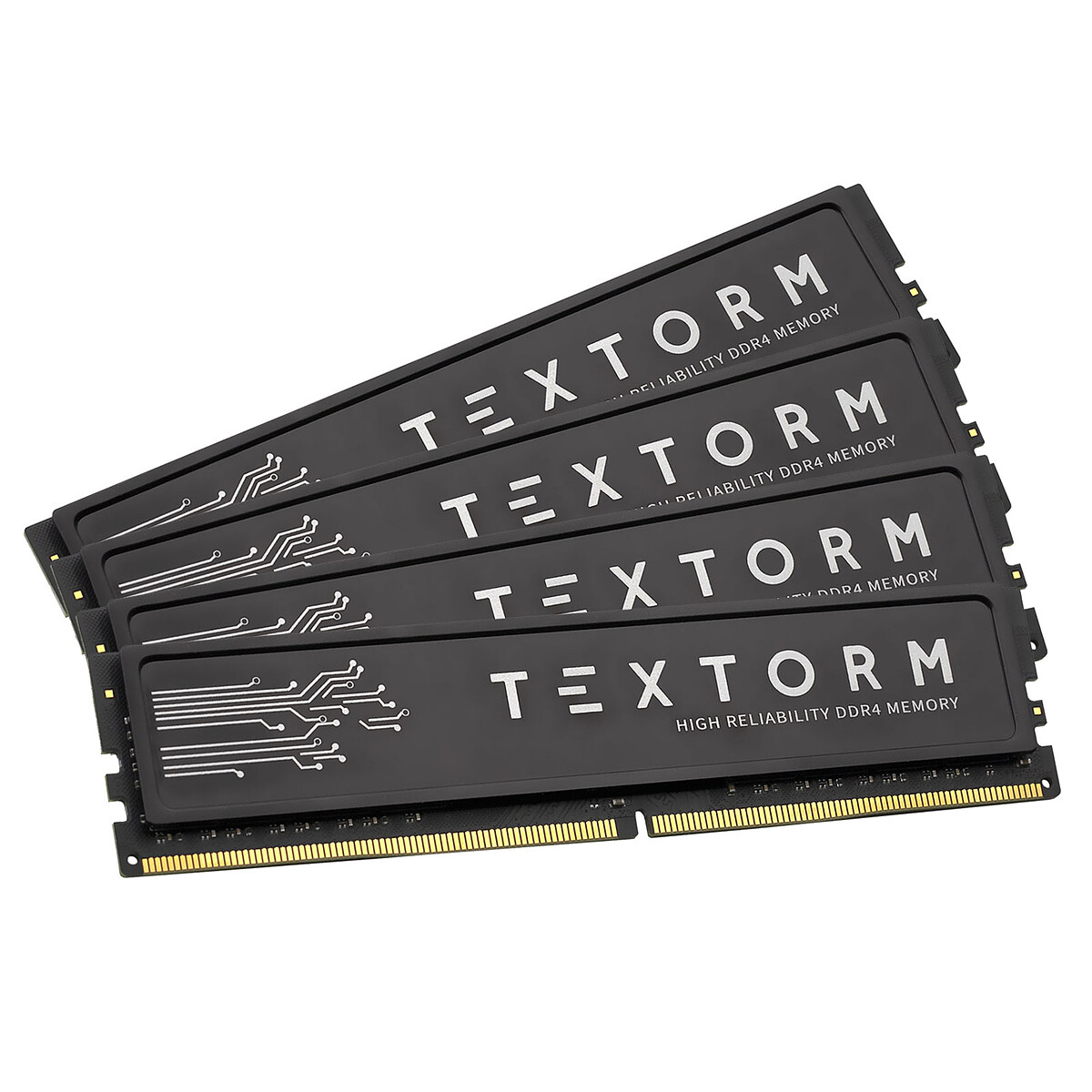 Textorm 64GB (4x16GB) DDR4 2666MHz CL19 Memory Kit