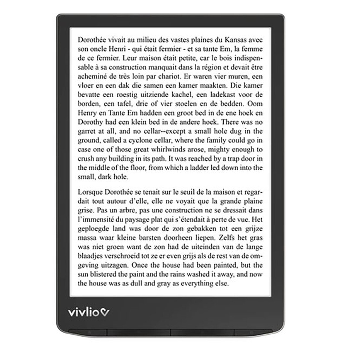 Vivlio InkPad 4 (Negro y Gris)