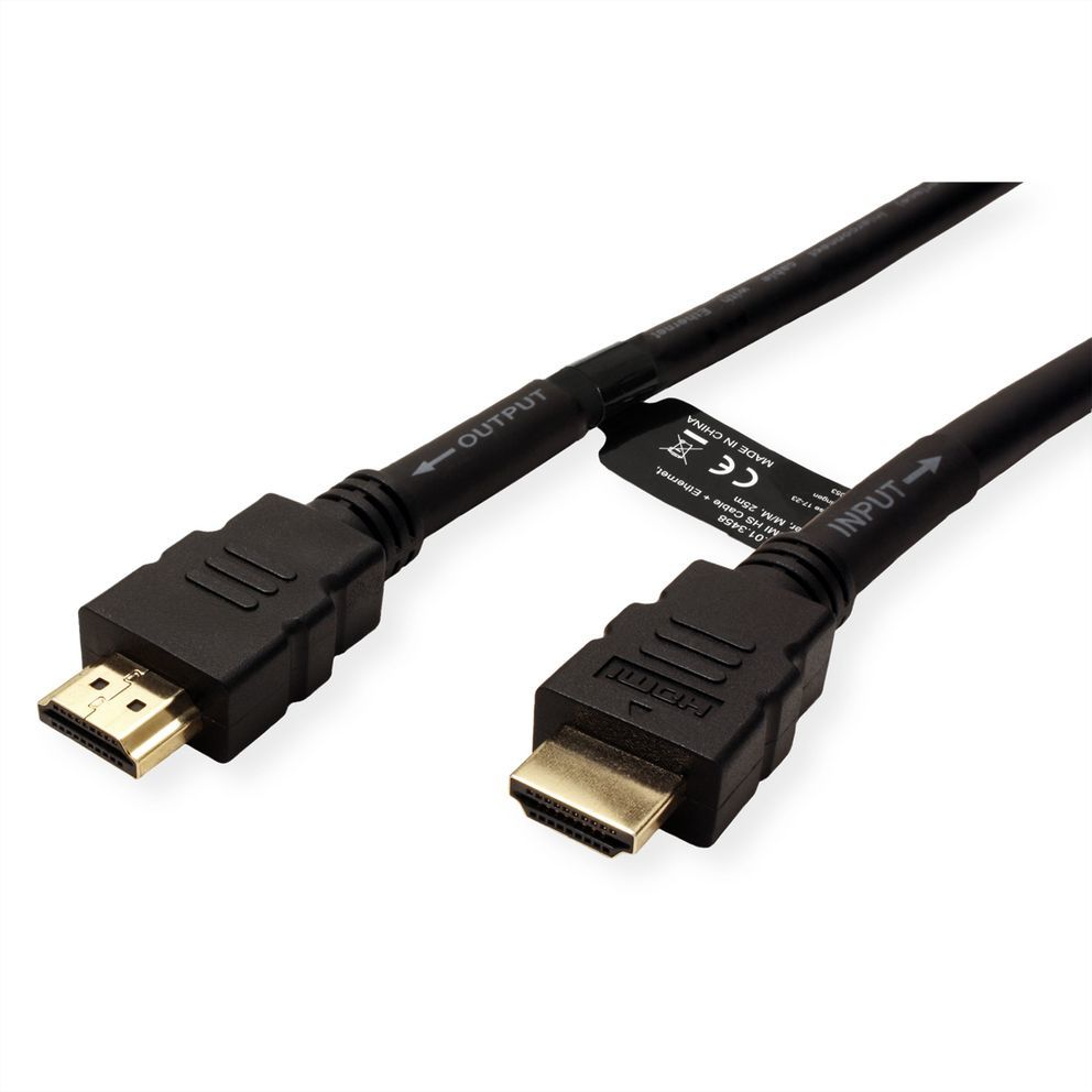 Roline HDMI Cable 25m (Type A, Standard) Black