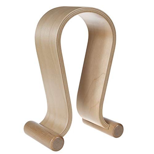 Maclean Energy Wood Headphone Stand (Brown)