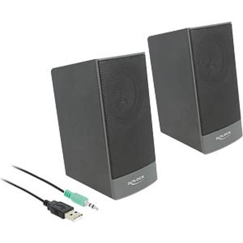 DeLock Stereo Speakers for PC, 3.5mm Jack