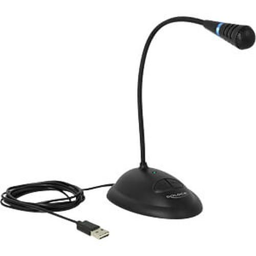 Delock Microphone with Mute Button, USB Interface