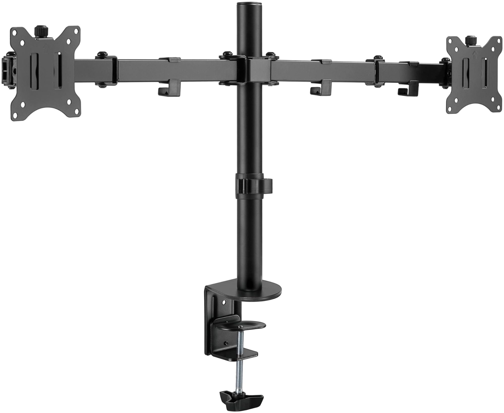 Support à fixation Goobay Double Écran, 17'-32' (8 kg max) (Noir)