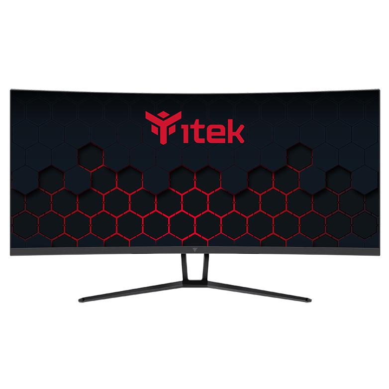 ITek 34" Wide Quad HD LED Monitor, 3440 x 1440, 1ms Response Time