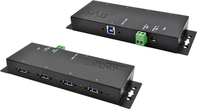 EXSYS USB 3.2 Hub & Adapter (Type-B to A)