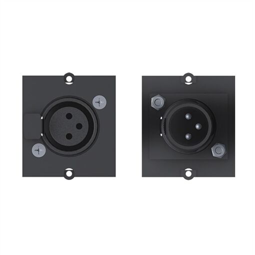 Bachmann Custom XLR Module 1x Fiche 3 Pôles Noir