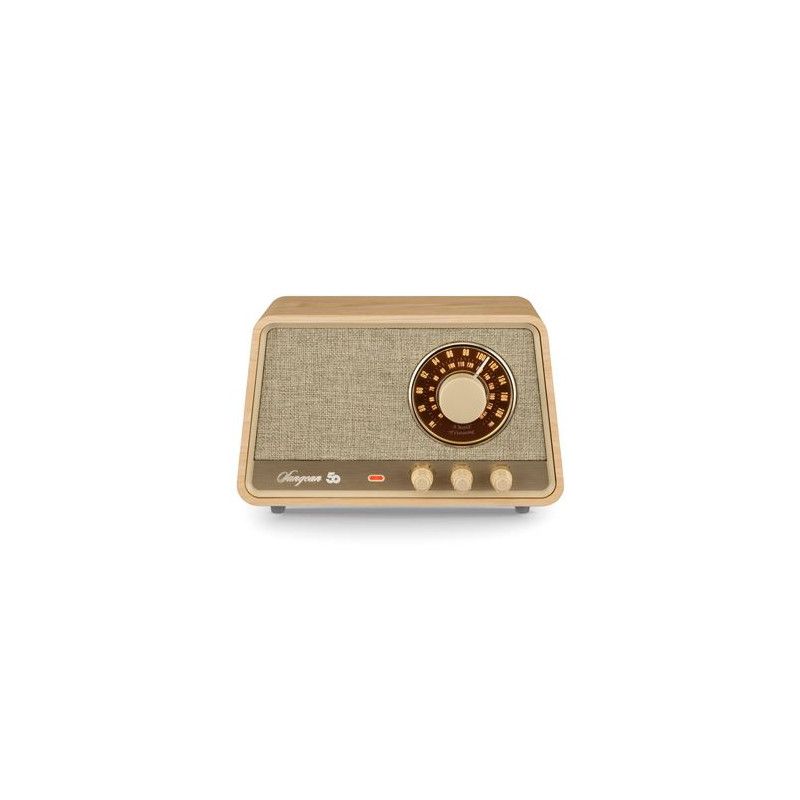 Sangean WR 101 AM FM Bluetooth Radio - White Oak