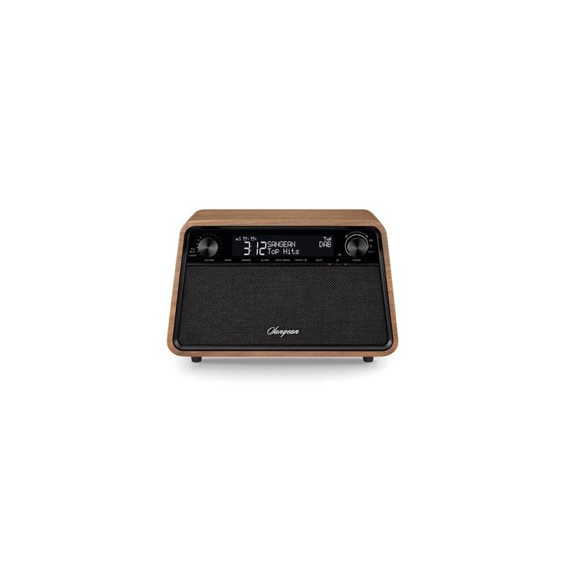 Sangean WR 201D Vintage Radio Alarm Clock DAB+ FM RDS Bluetooth AUX