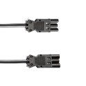 Cable eléctrico Bachmann Negro, 5M, conectores GST18 (H05VV-F 3G1.5)