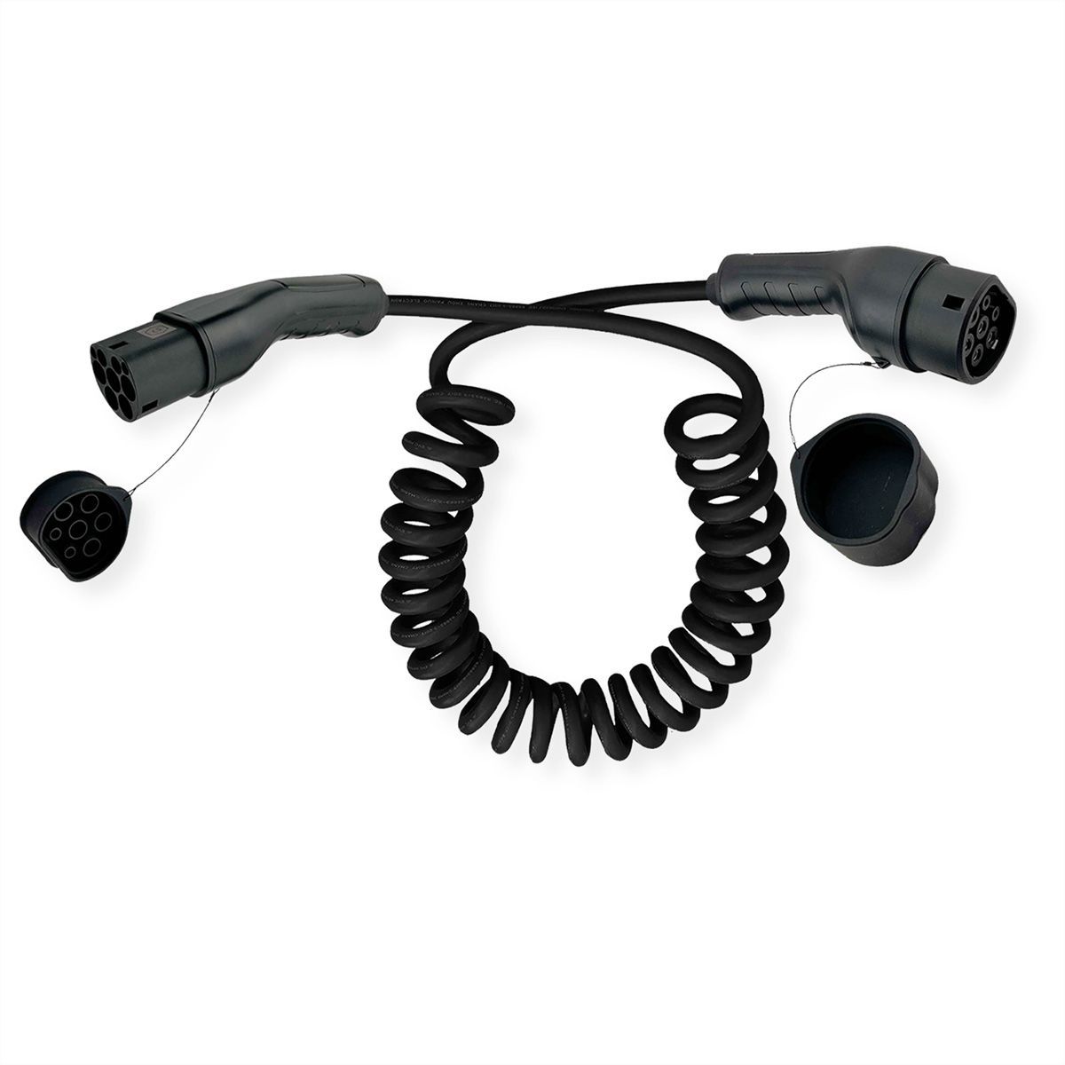Cable de carga para vehículos eléctricos Roline - Negro