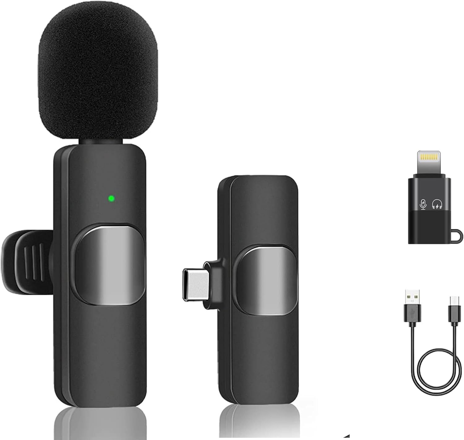 Micro cravate sans fil compatible avec Apple iPad, Android, iOS et PC - Adaptateur Lightning