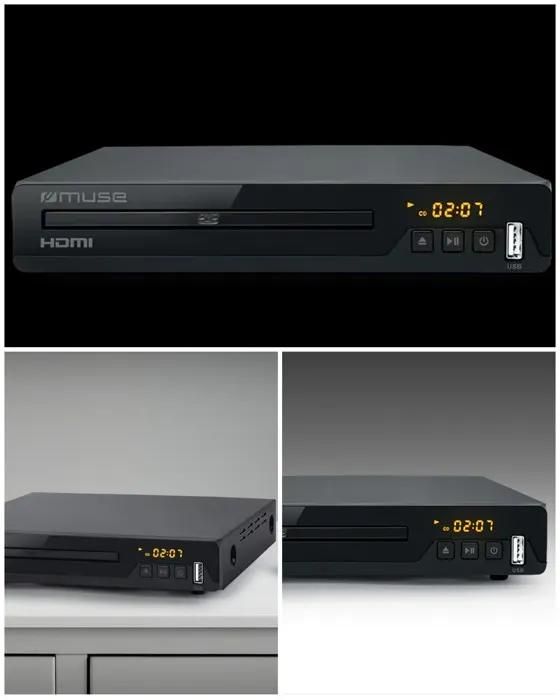 Muse Full HD DVD Player - Black - HDMI - USB - RCA
