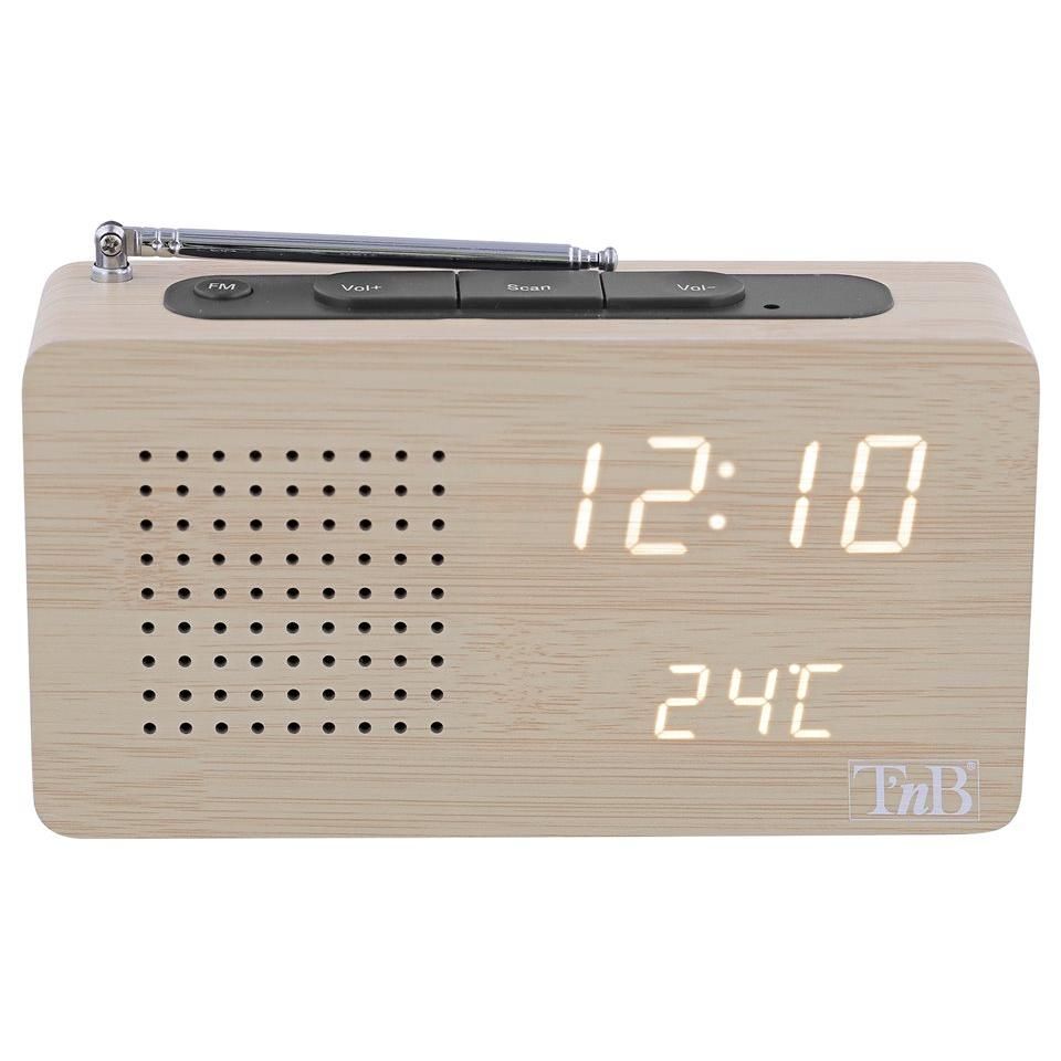 TNB JOY - Radio Alarm Clock - Wood