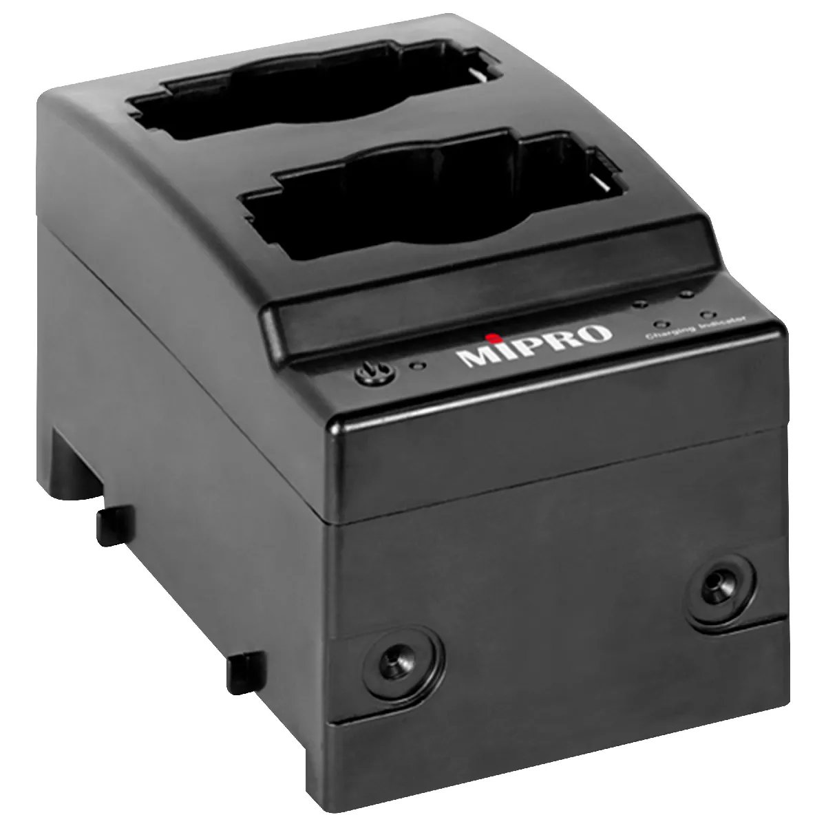 Cargador doble Mipro MP-820 para emisores inalámbricos - 2 ranuras - Incluye suministro de corriente