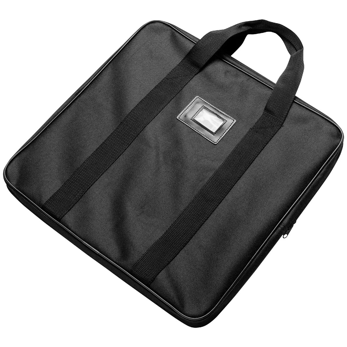 Bolsa de transporte K&M para Base Plate S - Cierre con cremallera - Nylon negro - Medidas: 406 x 406 x 30 mm