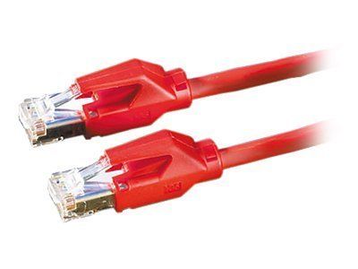 Dätwyler Cat.6 H Cable, 20m, Red, CU 7702 Flex LS0H, Hirose TM21