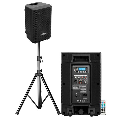 Haut-parleur actif Ibiza Sound XTK10A-MKII - 10''/25cm, 300W, Bluetooth, USB, SD, TWS