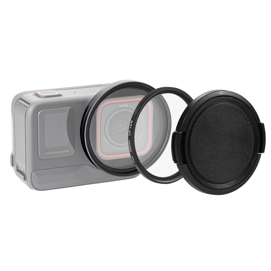 Insta360 Ace Pro Lens Adapter Ring Kit (Black, 5.4x5.4x1.5cm, Aluminum Alloy)