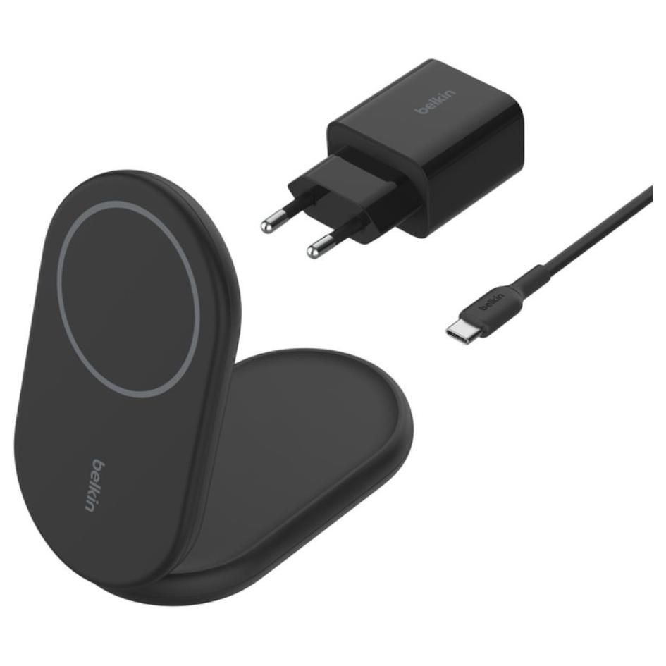 Belkin BoostCharge Wireless Charging Stand for Smartphones, Black