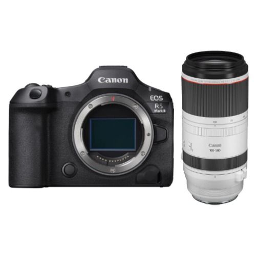 Canon EOS R5 Mark II Camera Body + Canon RF 100-500mm f/4.5-7.1 L IS USM Lens