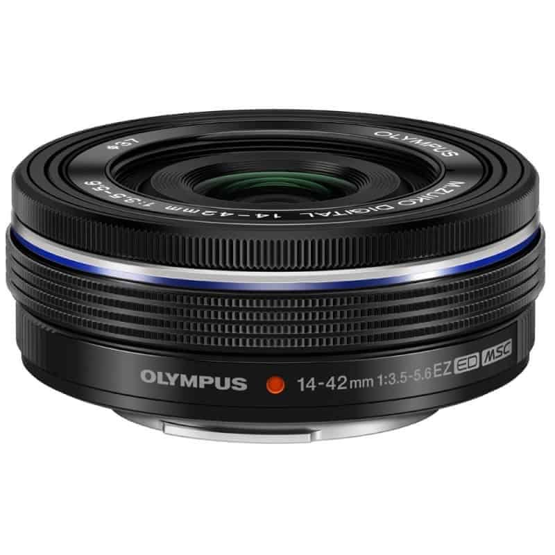 Zuiko M. Zuiko 14-42mm f/3.5-5.6 ED EZ Black Lens