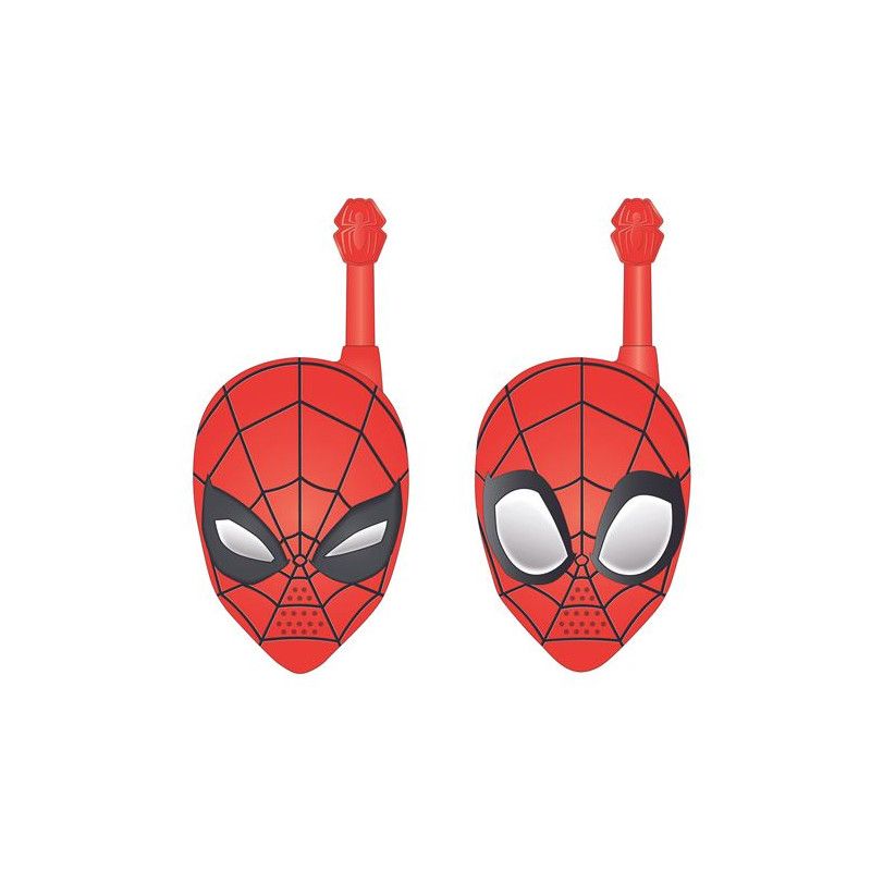 Lexibook Spider-Man 3D Walkie Talkies - 200m Range, Ergonomic Design, 2 Channels