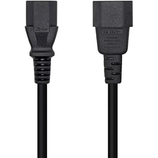 Câble d'alimentation CPU AISENS C13/H-C14/M Noir 10m