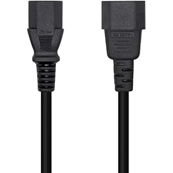 AISENS Power Cable C13/H-C14/M, 10m Black