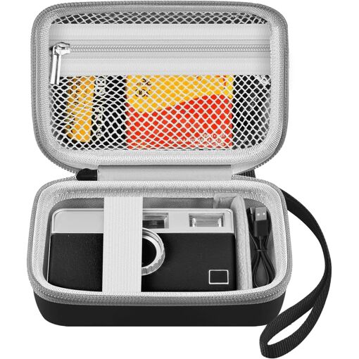 Digital Camera Protection Case, Compatible with EKTAR H35, Compact Camera Hard Case (Protection Only), Black (Q144)