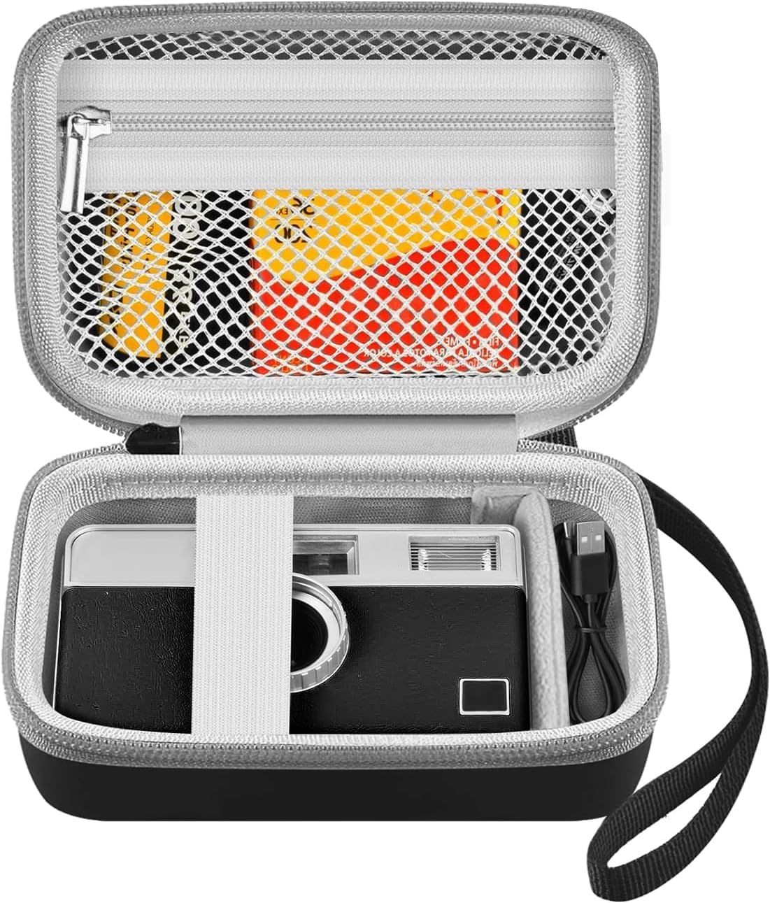 Étui de protection pour appareil photo numérique, compatible avec EKTAR H35, étui rigide pour appareil photo compact, noir (Q144)