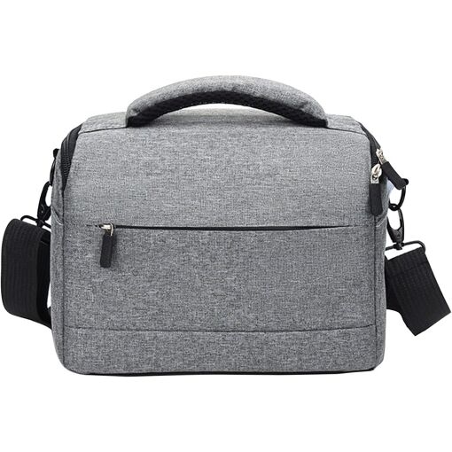 Sac photo reflex numérique imperméable et résistant aux chocs avec bandoulière et poches pour appareil photo et accessoires