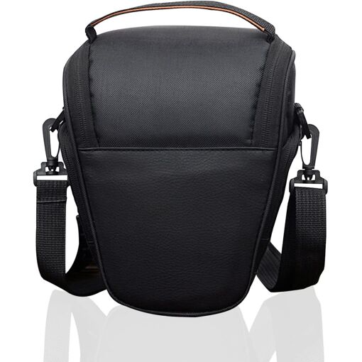 SLR Camera Bag Waterproof Anti-Shock Camera Case with Removable Shoulder Strap for DSLR